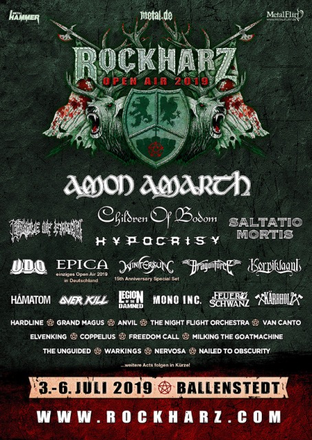 U.D.O., Anvil y Hardline al RockHarz Festival 2019