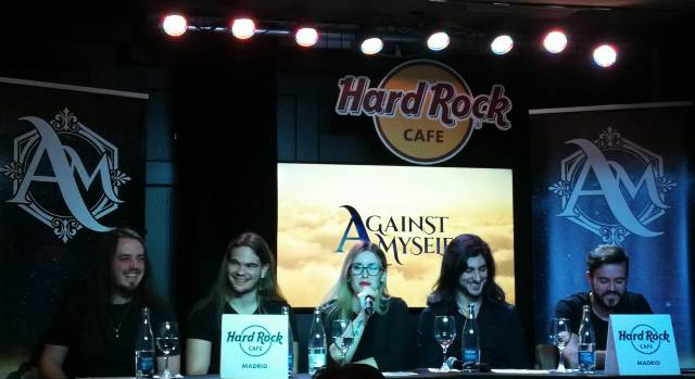 Against Myself, presentación de “Unity” – Hard Rock Café (Madrid) – 17/01/2019