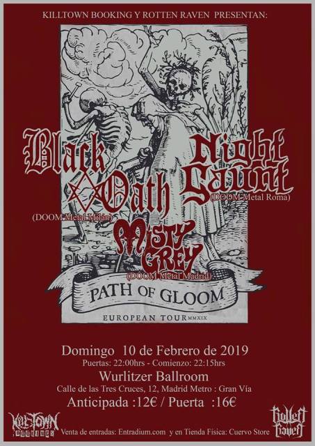 Black Oath en Madrid el 10 de febrero