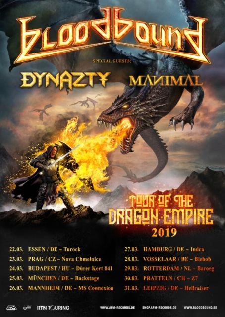Gira europea de Bloodbound