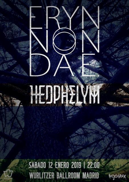 Eryn Non Dae y Hedphelym en Madrid el 12 de enero