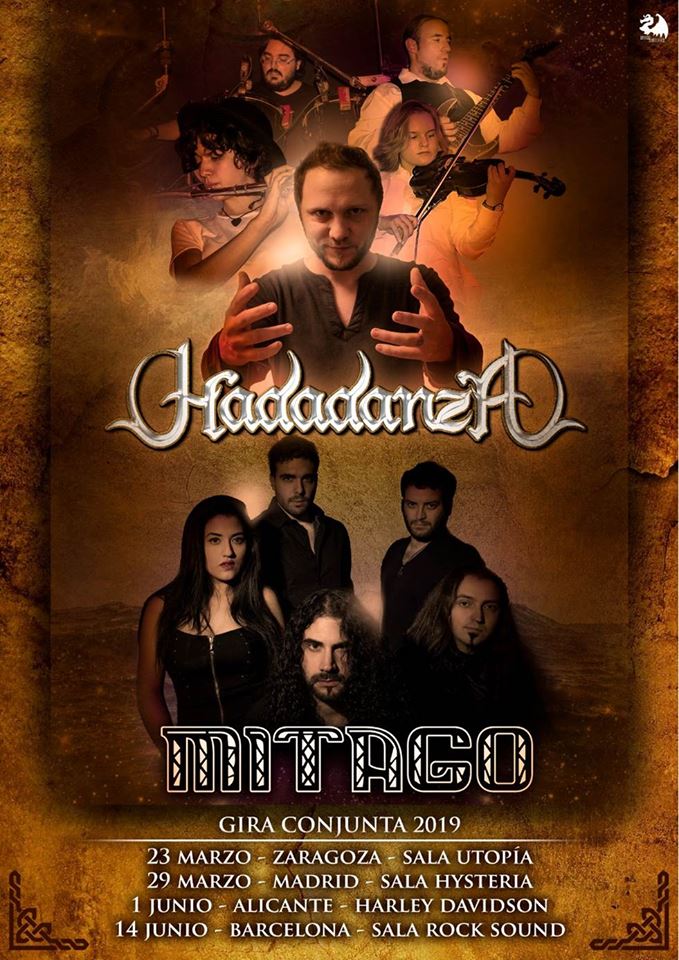 Fechas de la gira conjunta de las bandas de Folk Metal Mitago y Hadadanza