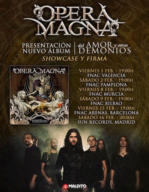 Opera Magna presentará en acústico su nuevo álbum