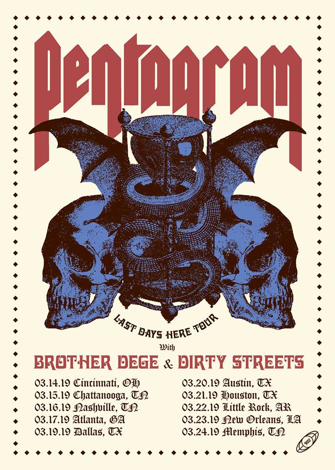 Pentragram anuncian tour y el regreso a la banda de Bobby Liebling