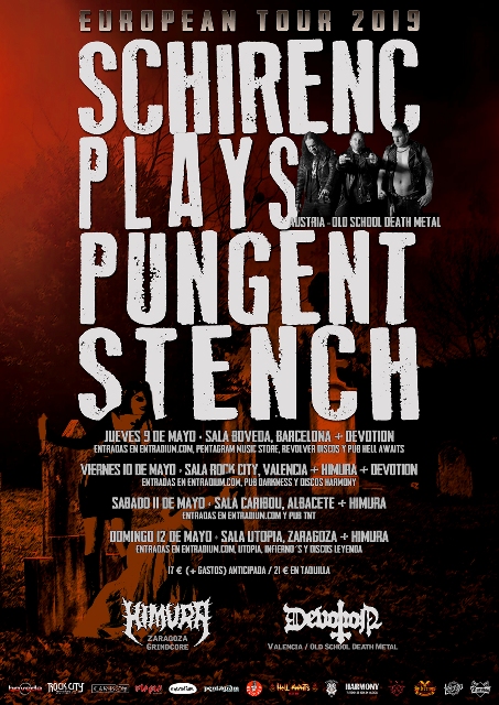 Gira española de Schirenc Plays Pungent Stench