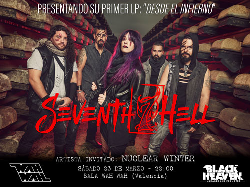 Concierto presentación Seventh Hell en Valencia