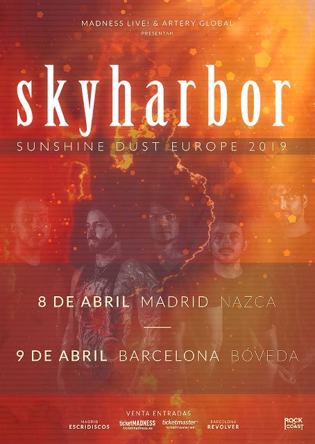 Fechas de los progresivos Skyharbor en Madrid y Barcelona