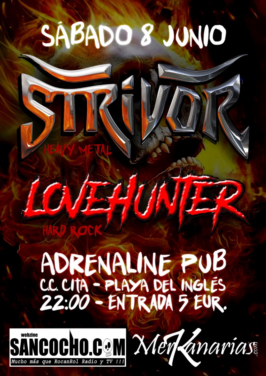 El 8 de junio Strivor y Lovehunter en Gran Canaria