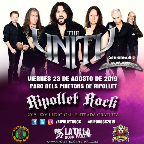 The Unity confirmados al Ripollet Rock Festival 2019