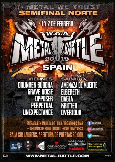 Semifinal norte del W:O:A Metal Battle Spain 2019