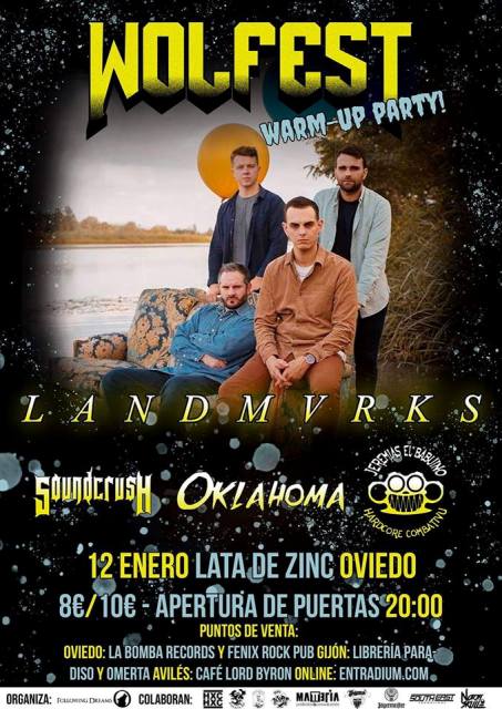 Landmvks en la Warm Up Party del Wolfest