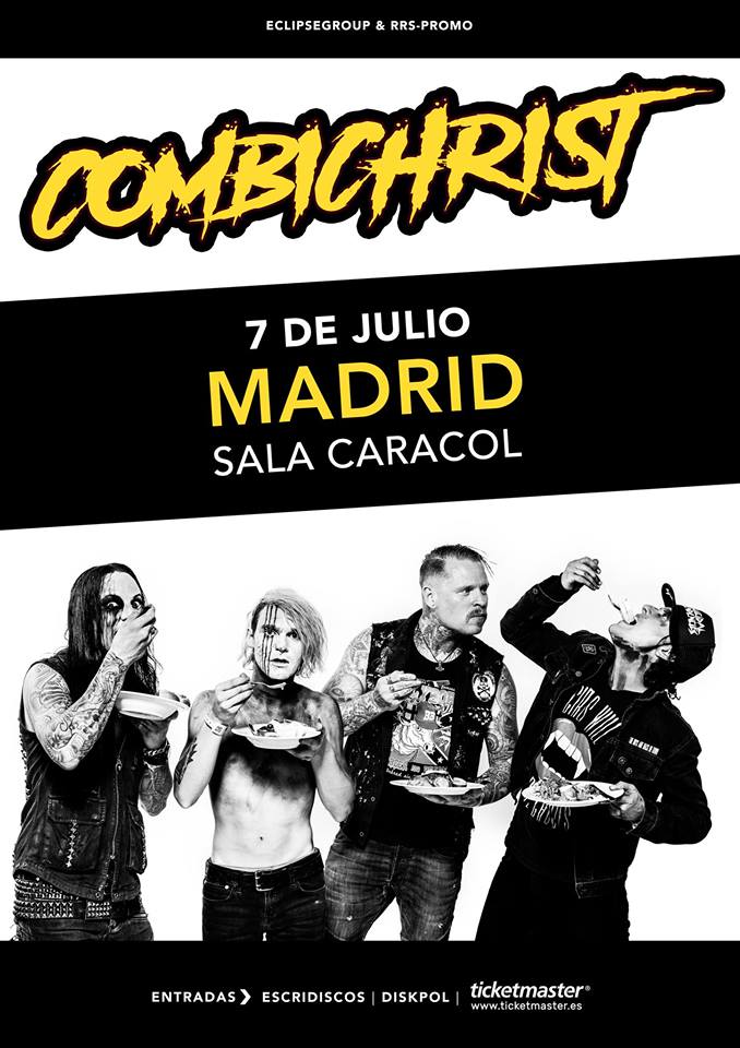 Combichrist el 7 de julio en Madrid