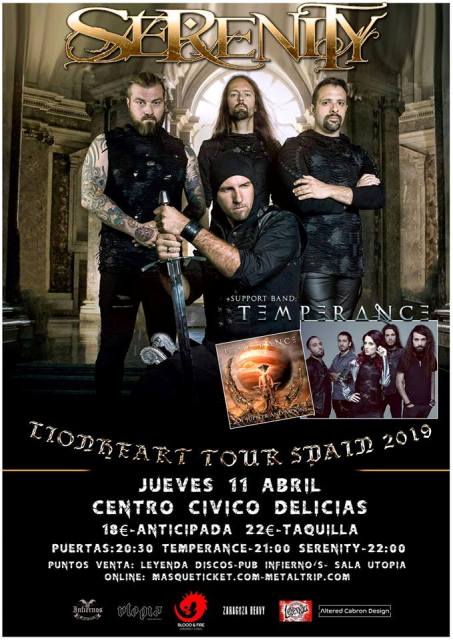 Serenity en Zaragoza el 11 de abril