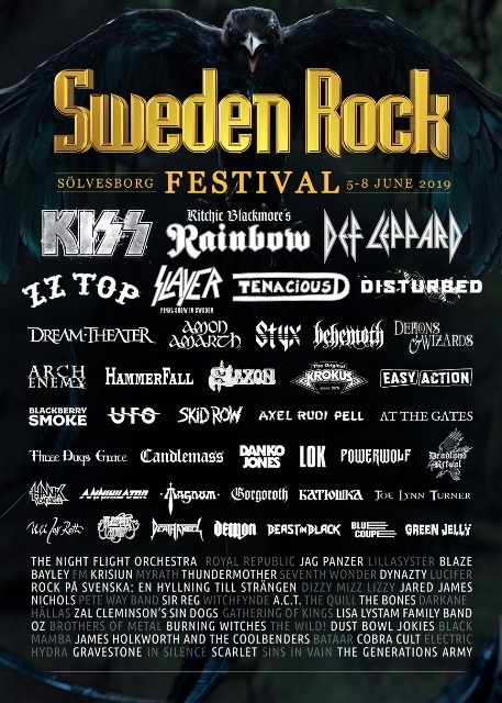 Behemoth y más bandas al Sweden Rock Festival 2019