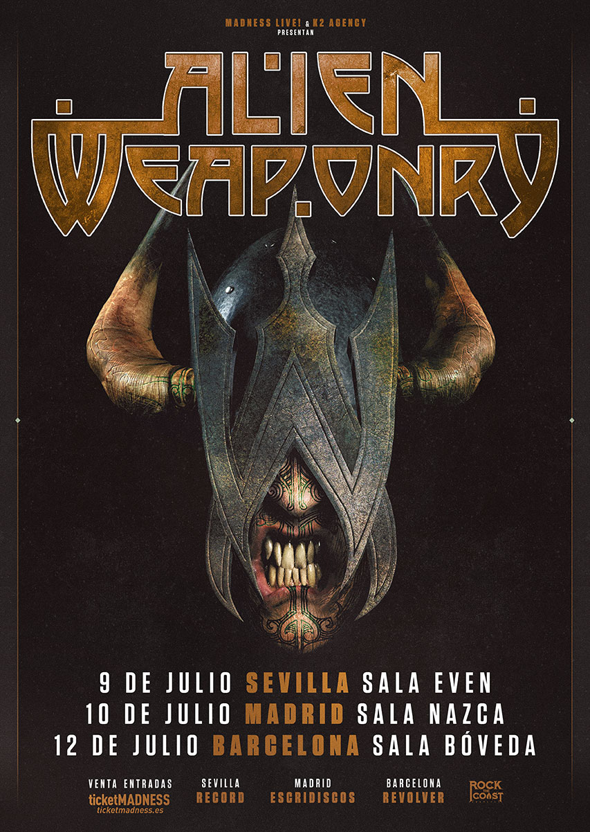 Alien Weaponry de gira por España