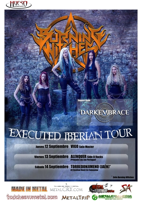 Información del tour peninsular de Burning Witches