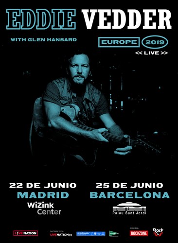 Eddie Vedder en Madrid y Barcelona