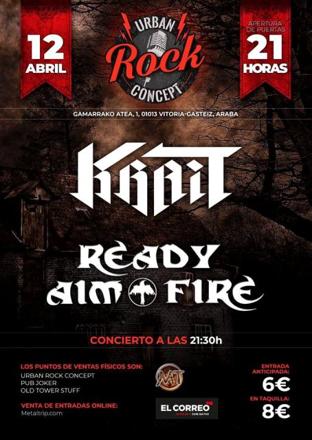 Krait se presenta en Vitoria/Gasteiz el 12 de abril
