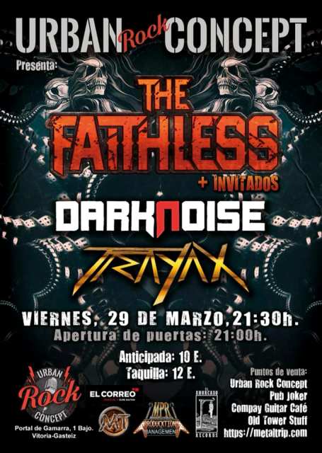 The Faithless este viernes 29 de marzo en Urban Rock Concept