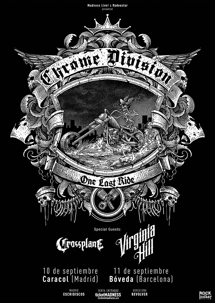 Chrome Division en Madrid y Barcelona