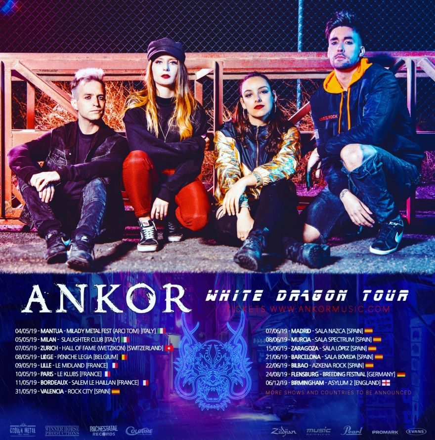 El «White Dragon Tour» de Ankor el 21 de junio en Barcelona