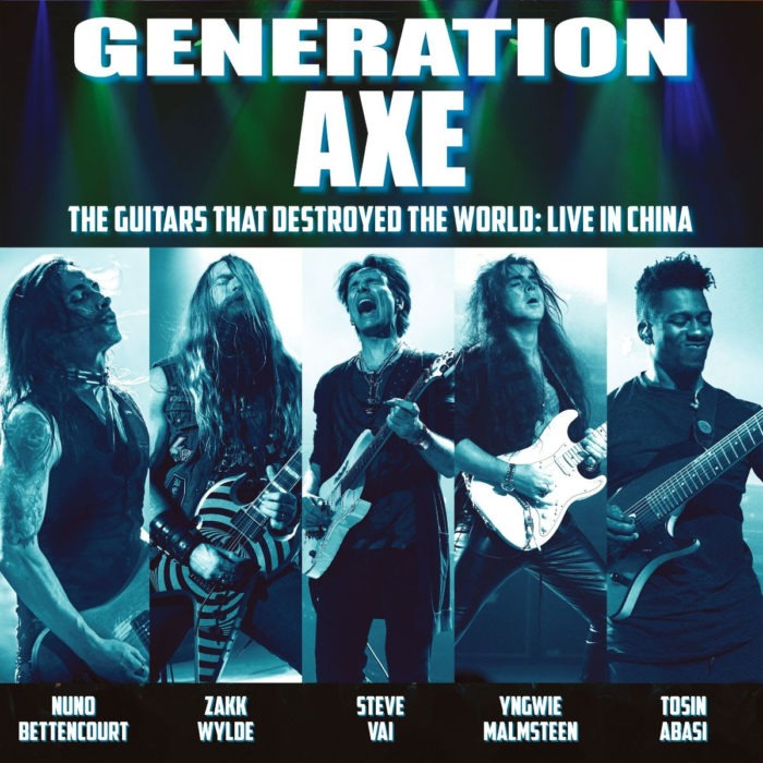 Generation Axe con Steve Vai, Yngwie Malmsteen, Zakk Wylde, Nuno Bettencourt y Tosin Abasi juntos para un nuevo álbum en directo