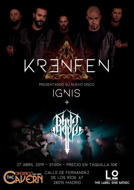 Concierto presentación de «Ignis» de Krenfen en Madrid