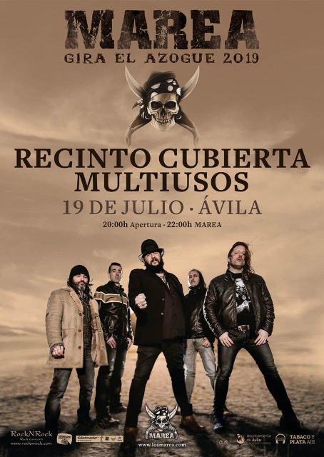 Marea y su Gira El Azogue 2019, el 19 de julio en Avila