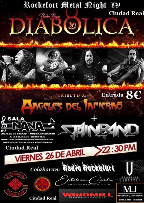 El 26 de abril en Ciudad Real el Rockefort Metal Night IV