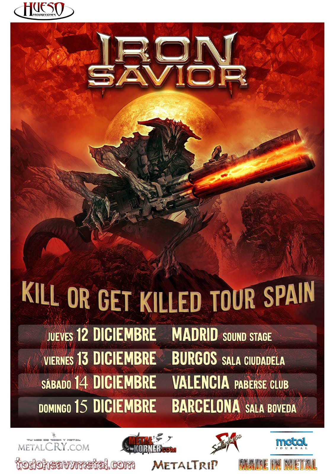 Confirmado el «Kill Or Get Killed Tour Spain» de Iron Savior