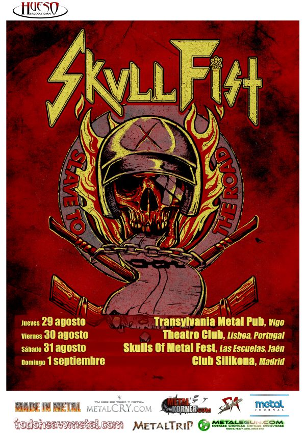 Confirmada la Gira de los canadienses Skull Fist