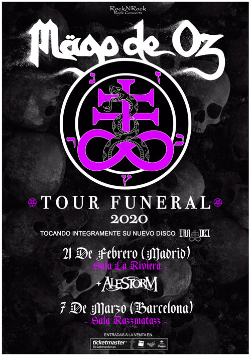 Mago De Oz actuará en Madrid y en Barcelona donde tocarán íntegramente su nuevo disco «Ira Dei».