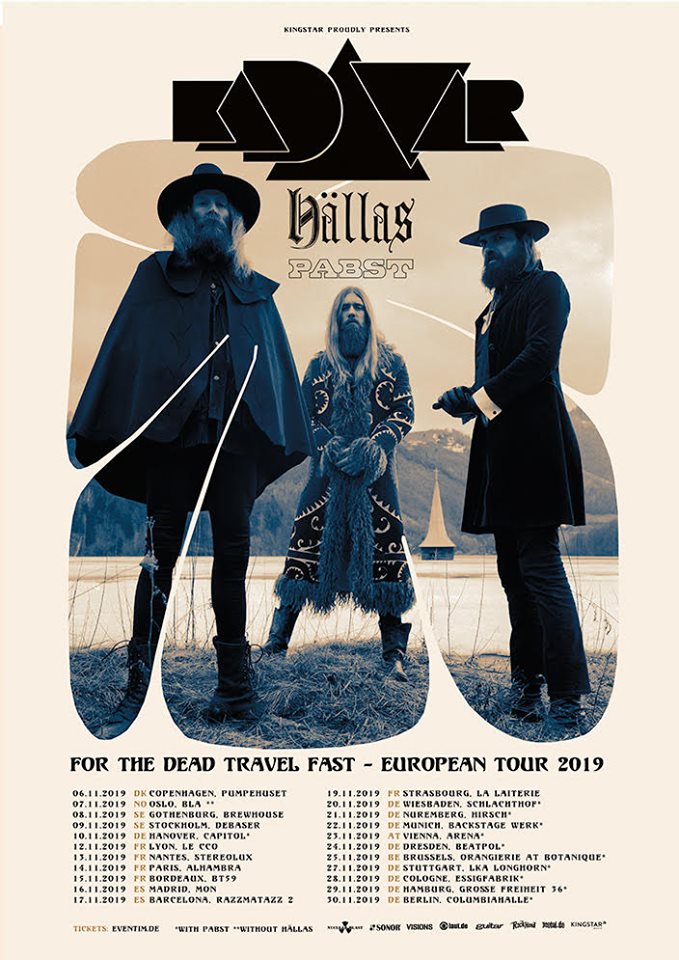 Gira europea de Kadavar y título de su nuevo álbum