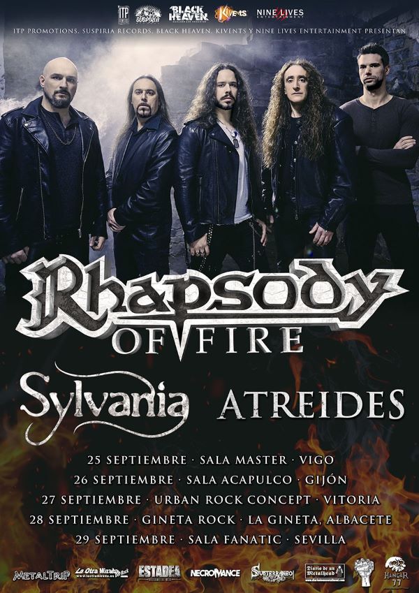 Confirmada nueva Gira de Rhapsody Of Fire