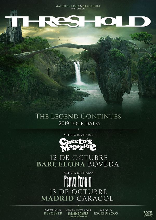 Conciertos de Threshold en Barcelona y Madrid