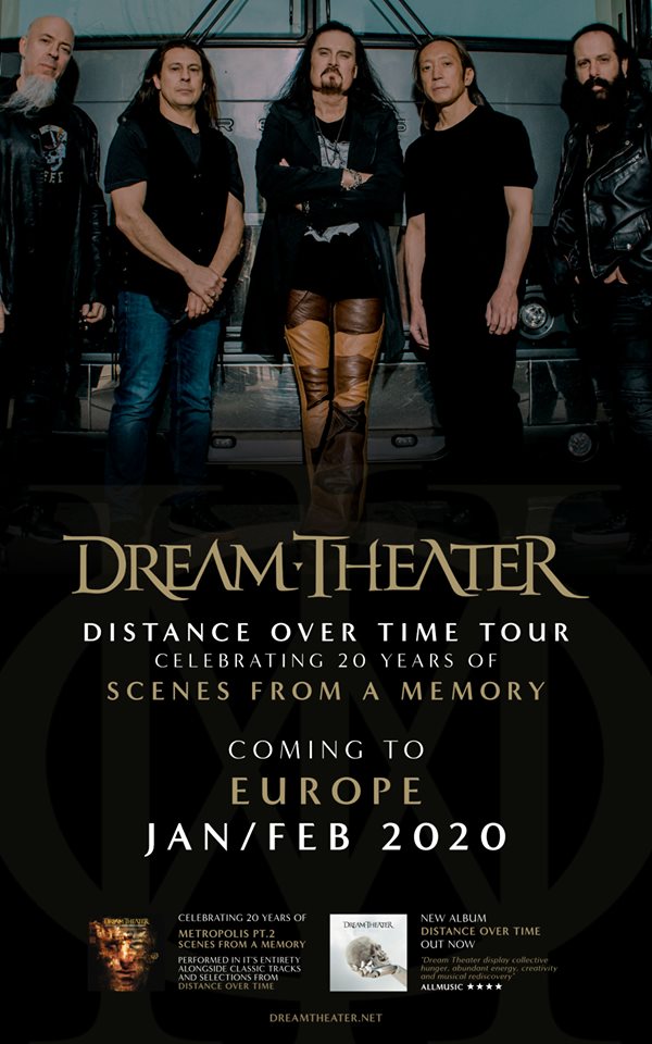 Dream Theater anuncia tour europeo para enero y febrero de 2020