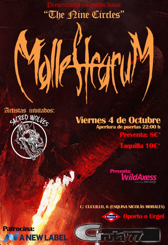 Concierto presentación de Malleficarum en Madrid