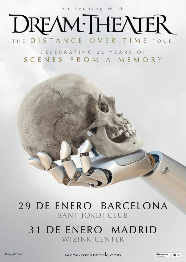 Dream Theater celebrará los 20 años del lanzamiento de “Scenes From A Memory” en Barcelona y Madrid el próximo mes de enero