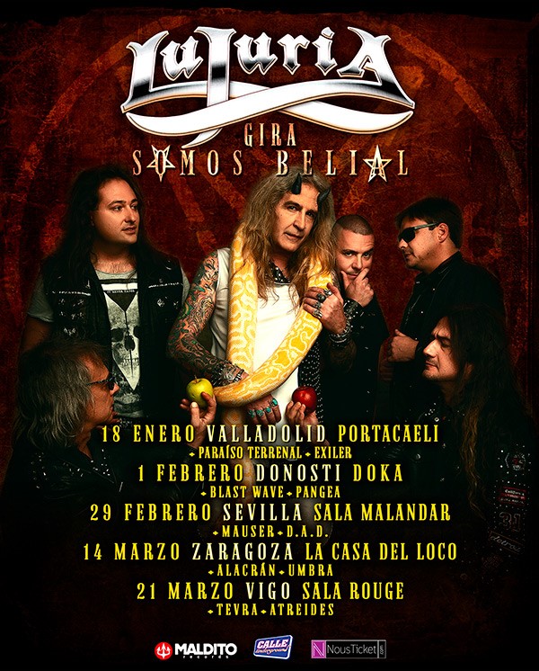 Lujuria, nuevo lyric video y anuncio de conciertos