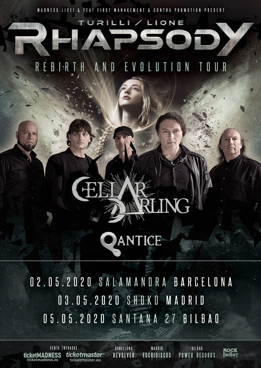 Fechas en mayo de Turilli Lione Rhapsody