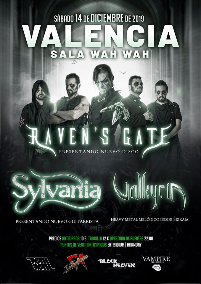 Este sábado 14 de diciembre presentación de Raven’s Gate en Valencia