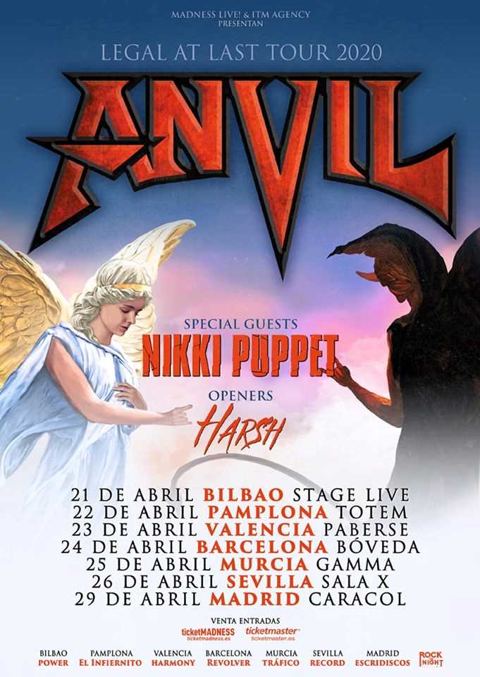 Anvil - "Legal At Last Tour 2020" Anvil - "Legal At Last Tour 2020"