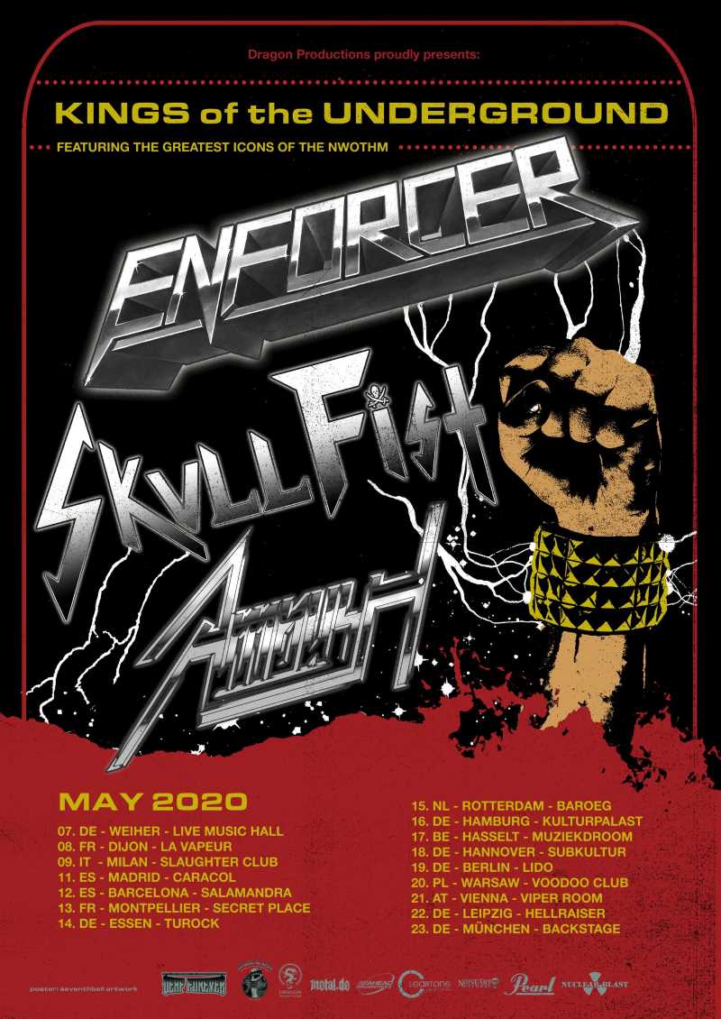 Enforcer - "Kings Of The Underground" Tour Enforcer Kings Of The Underground