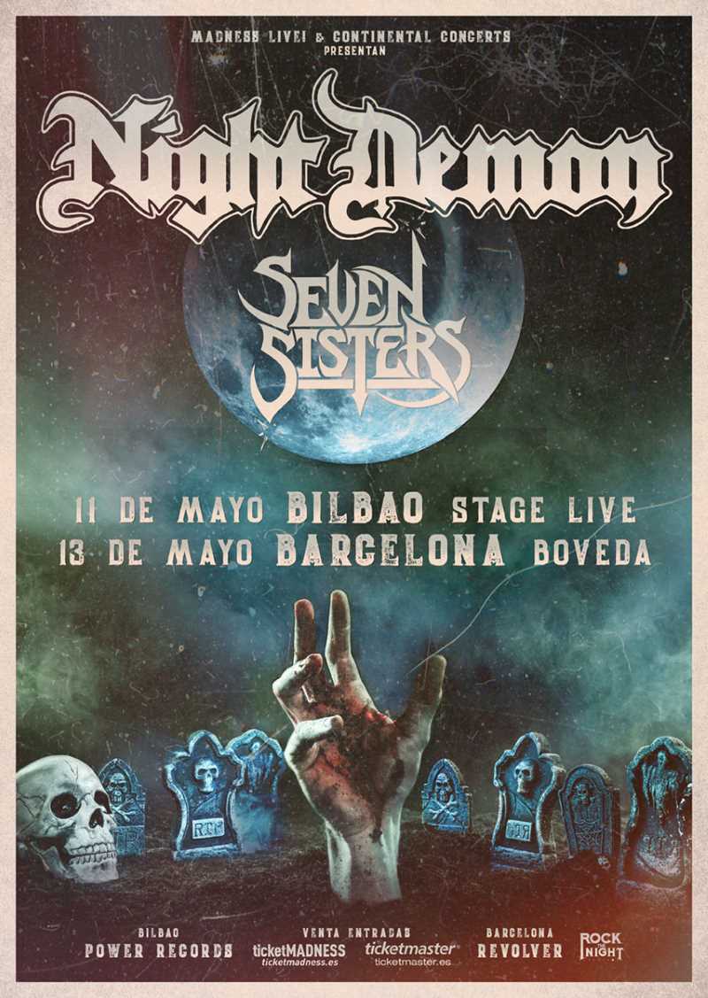 Night Demon Bilbao y Barcelona Night Demon Bilbao y Barcelona