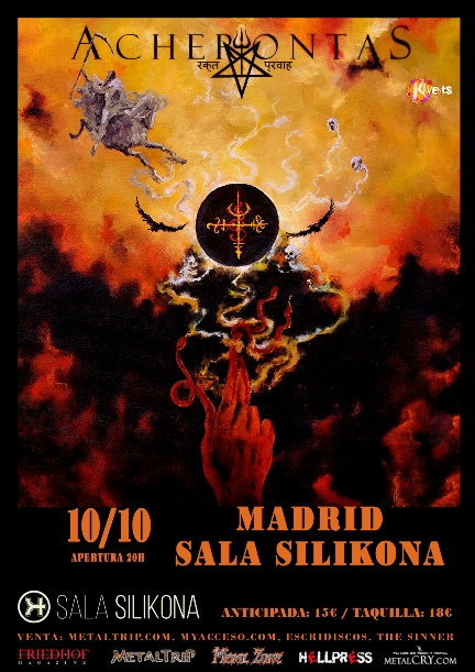 El 10 de octubre Acherontas en Madrid