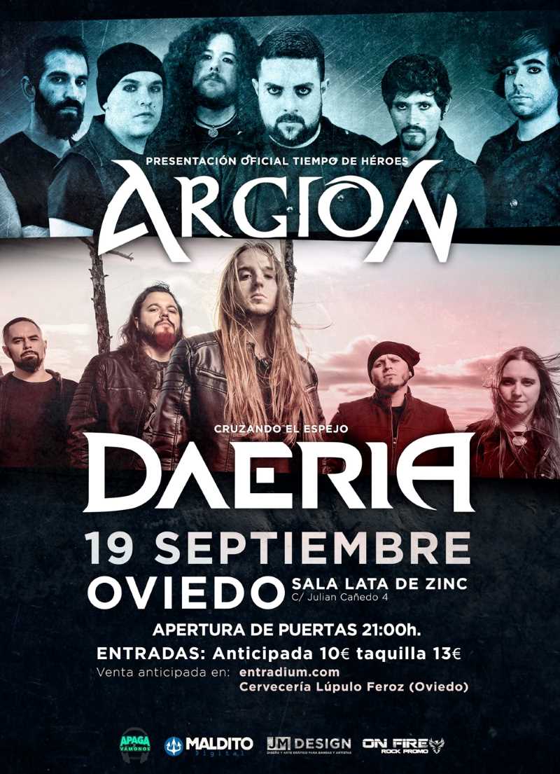 Argion se presenta en Oviedo, con Daeria como invitados