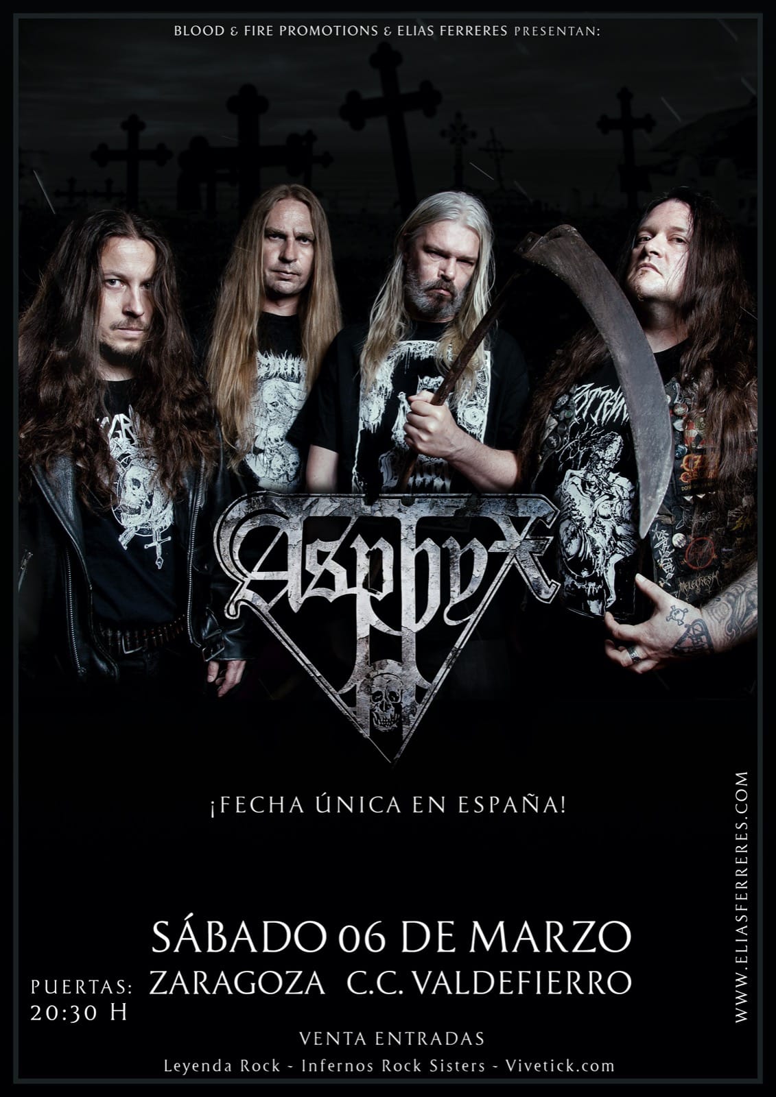 Asphyx en Zaragoza Asphyx en Zaragoza