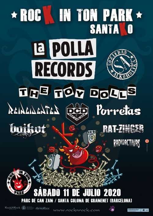 Cartel del Rock In Ton Park Santako