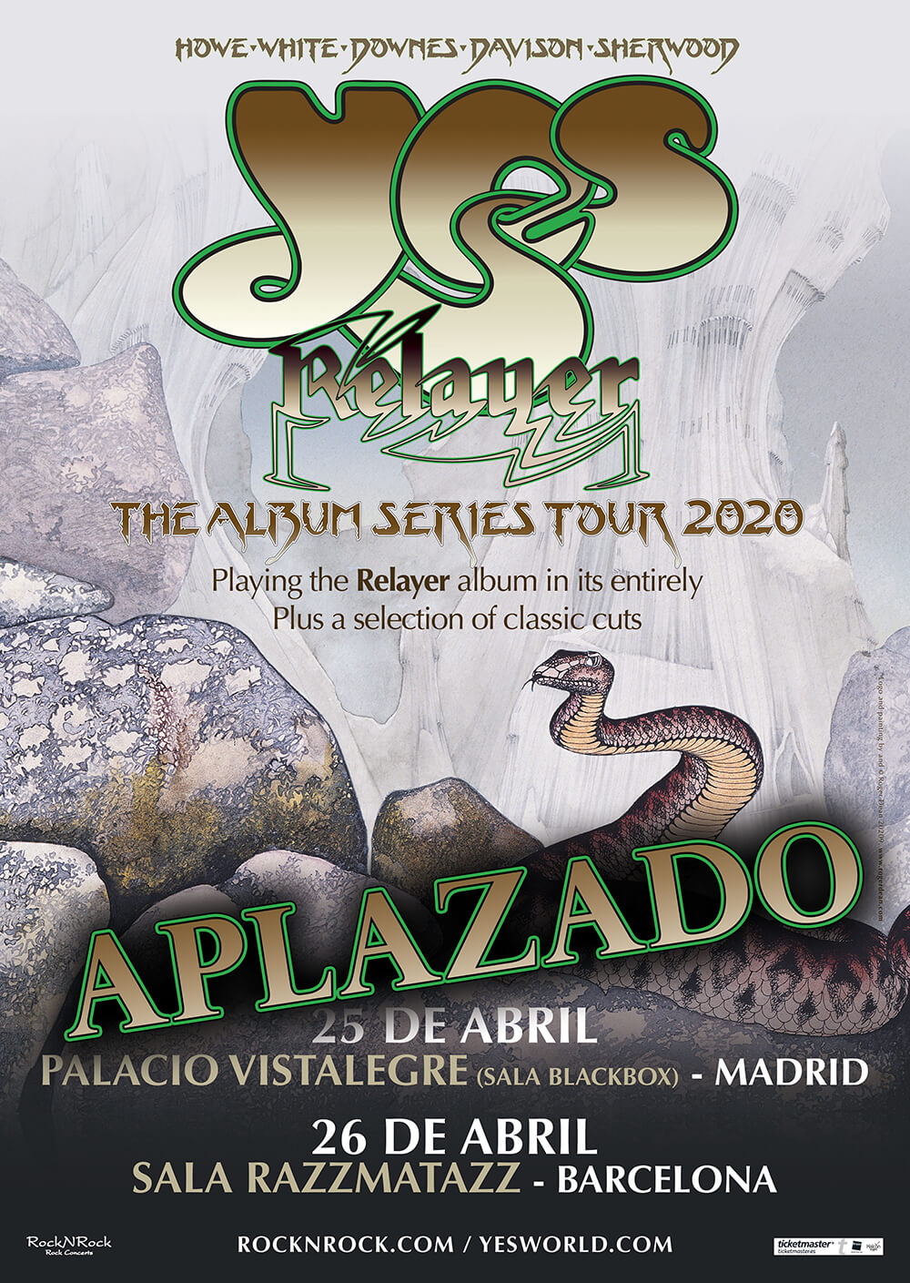Yes - Conciertos aplazados Yes - Conciertos aplazados