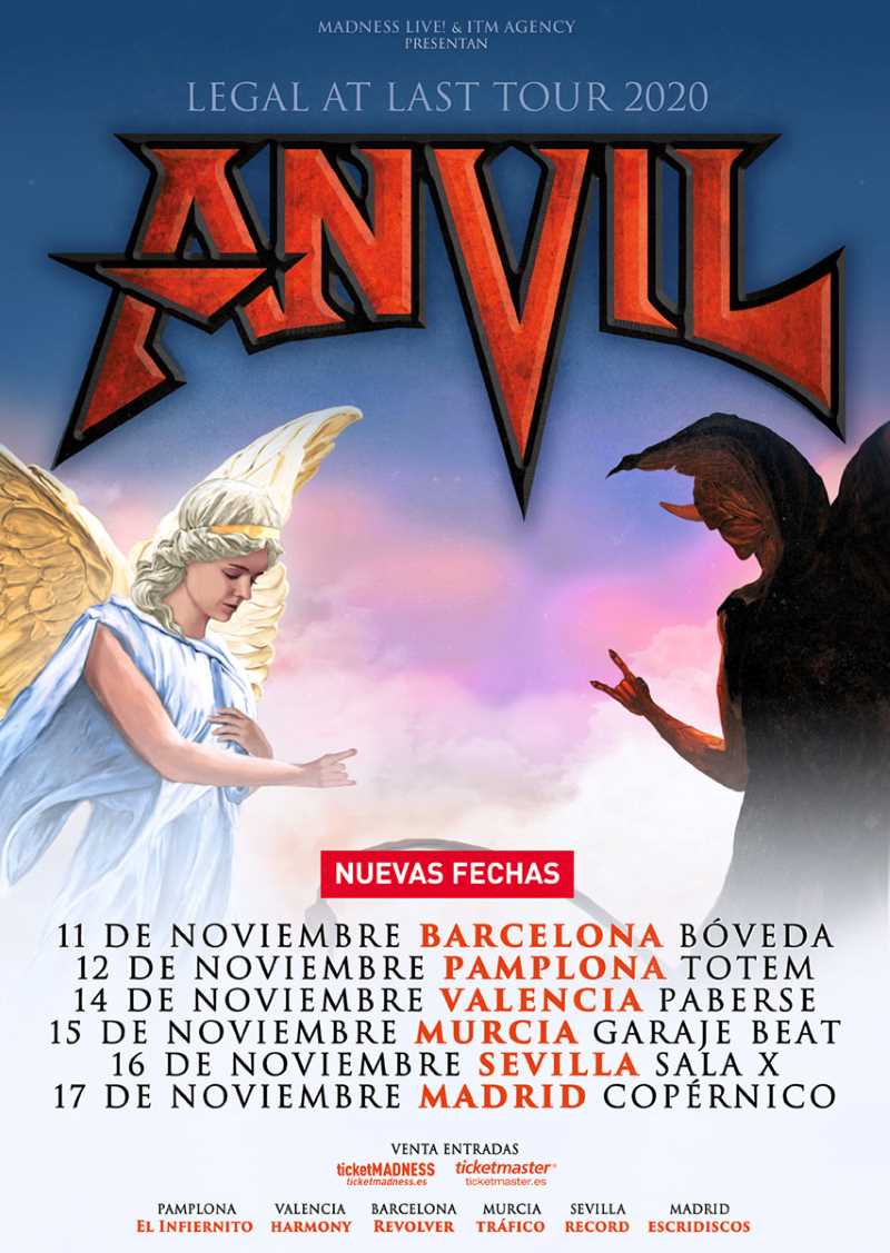 Anvil - "Legal At Last Tour 2020" Anvil - "Legal At Last Tour 2020"